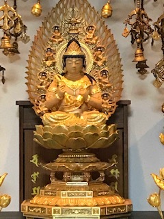 御本尊金剛薩埵の仏像
